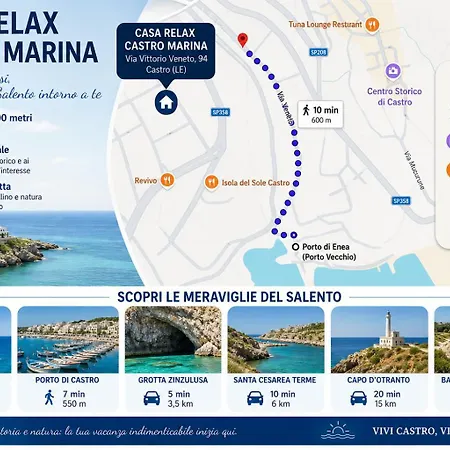 Casa Relax Castro Marina Apartmán Castro (Lecce)